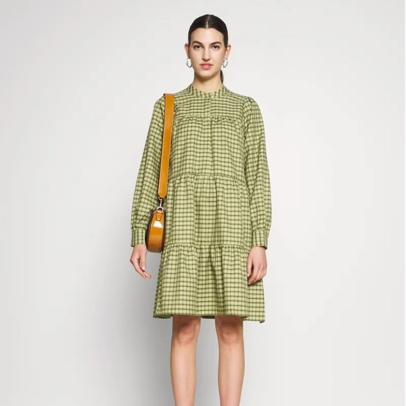 MOSS Copenhagen Camille plaid dress. NWT - Picture 1 of 3